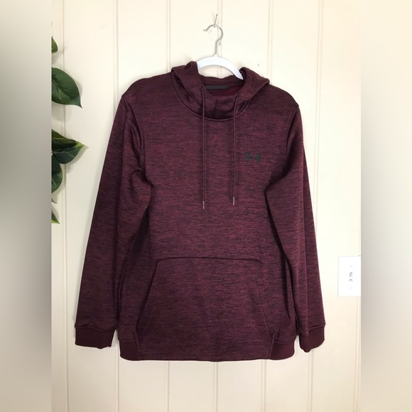 Under Armour Fleece Athletic Drawstring Hoodie Sweatshirt
Large 42 - 44
Burgundy - Picture 5 of 12